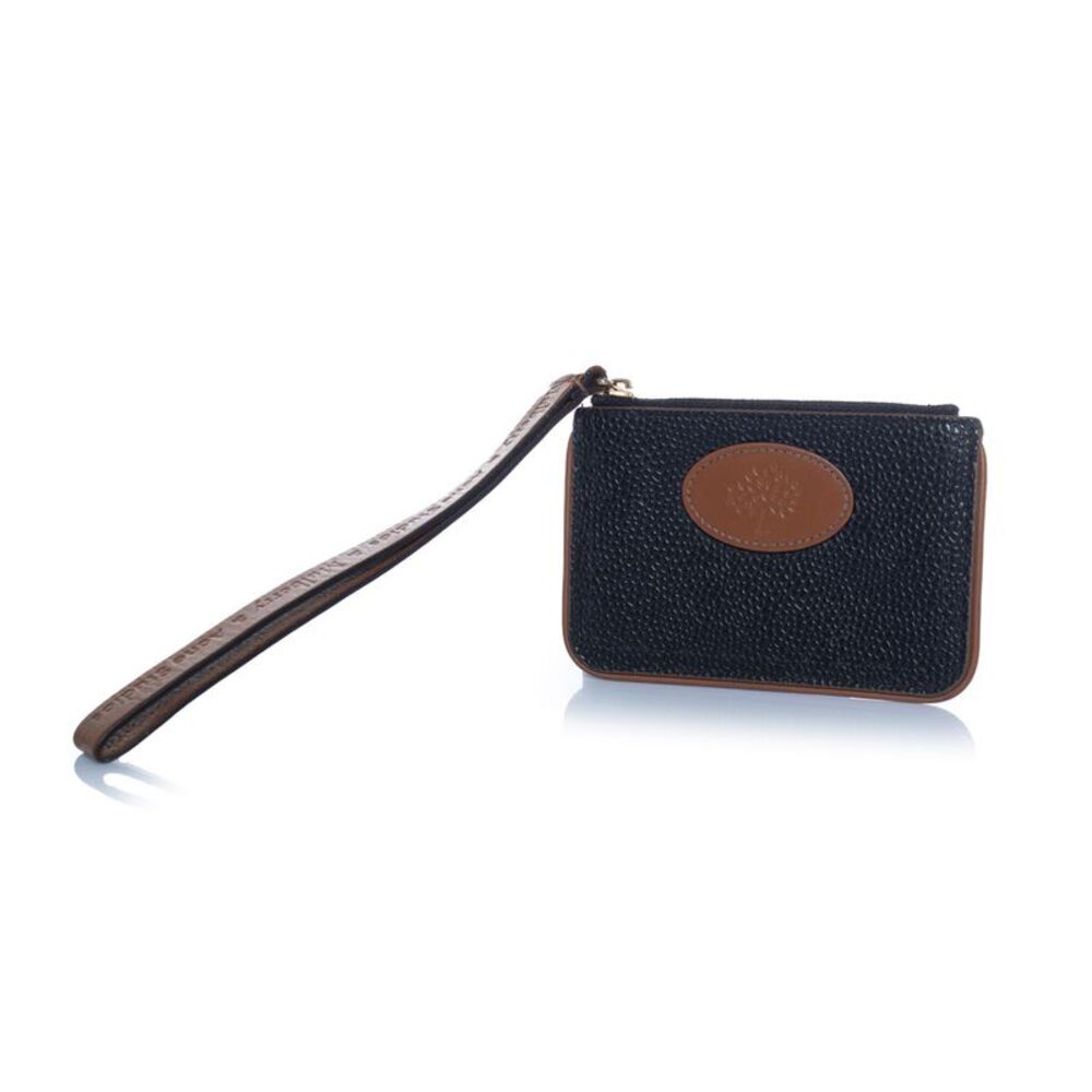 Mulberry x Acne studios, black brown wrist pouch